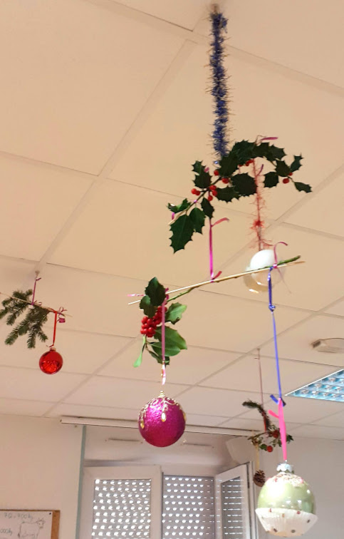 Créer des mobiles de Noël  L'ardoise à craie